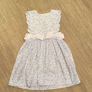 Celia & Lou Girls Blue Floral Dress Size 6 – Worn Once